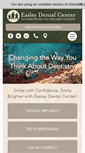 Mobile Screenshot of easleydentalcenter.com